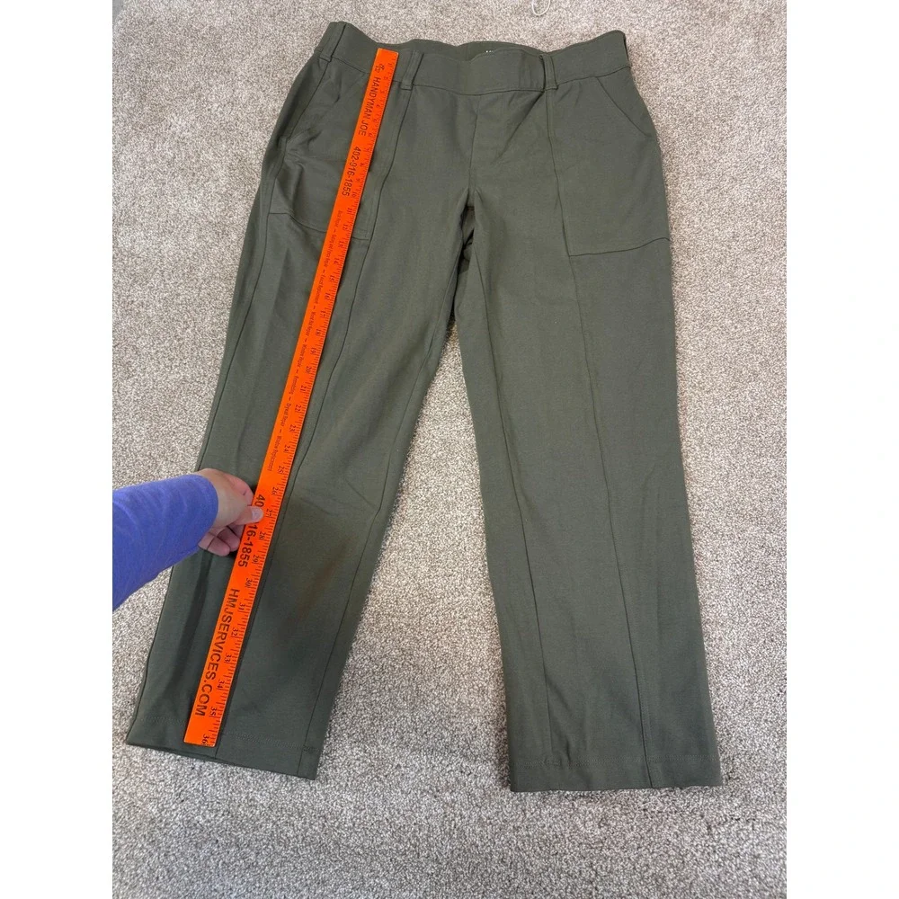 LOT Womens Pants‎ Large Lands End Womens Pants 14-16 Black Navy Olive Stretch